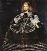VELAZQUEZ, Diego Rodriguez de Silva y Portrait of the Infanta Margarita oil